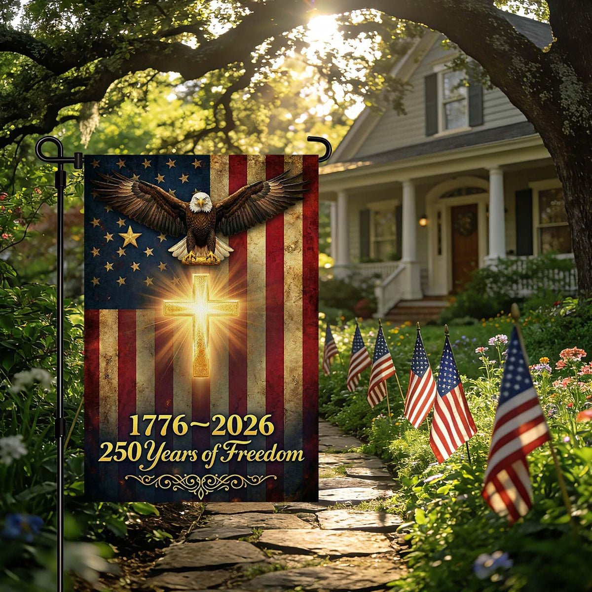 XINNK 250th anniversary flag suitable for Independence Day celebrations.