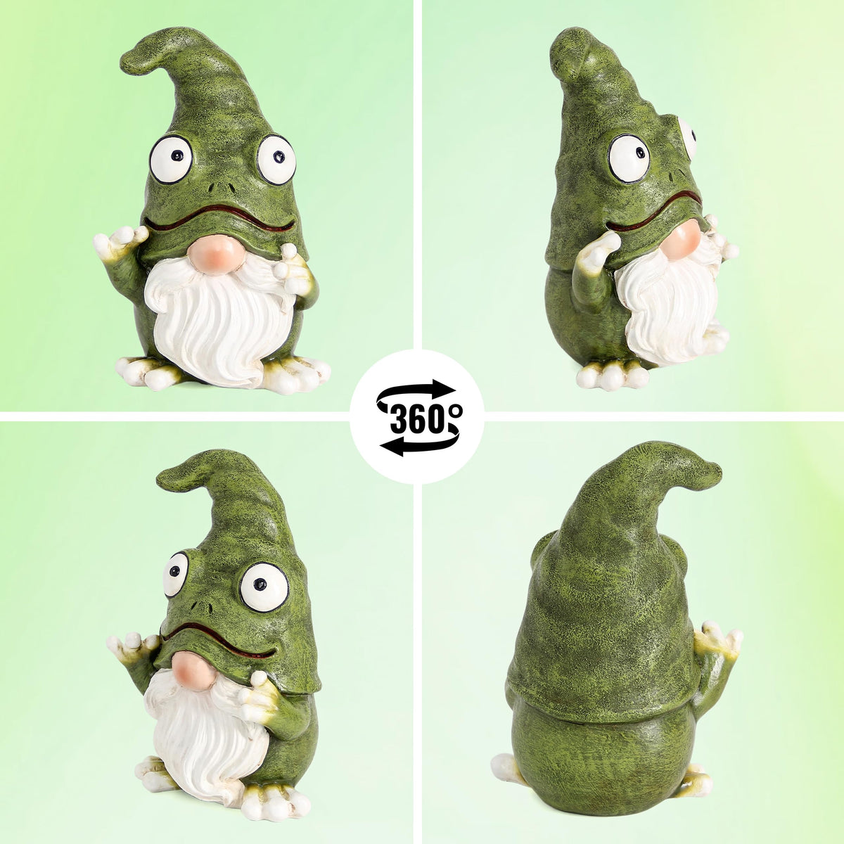 Xintim gnome statue withstands sun and rain for year-round display
