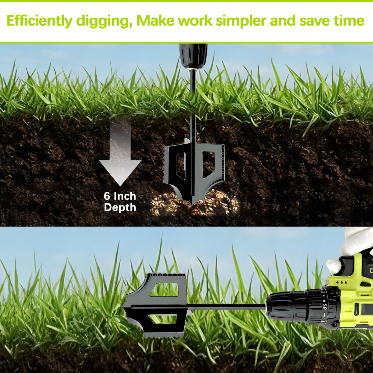 Xintre raised-bed loosener demonstrates improved soil texture for planting.