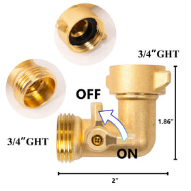 Brass elbow connector from Xiny Tool with precision threads for secure fit