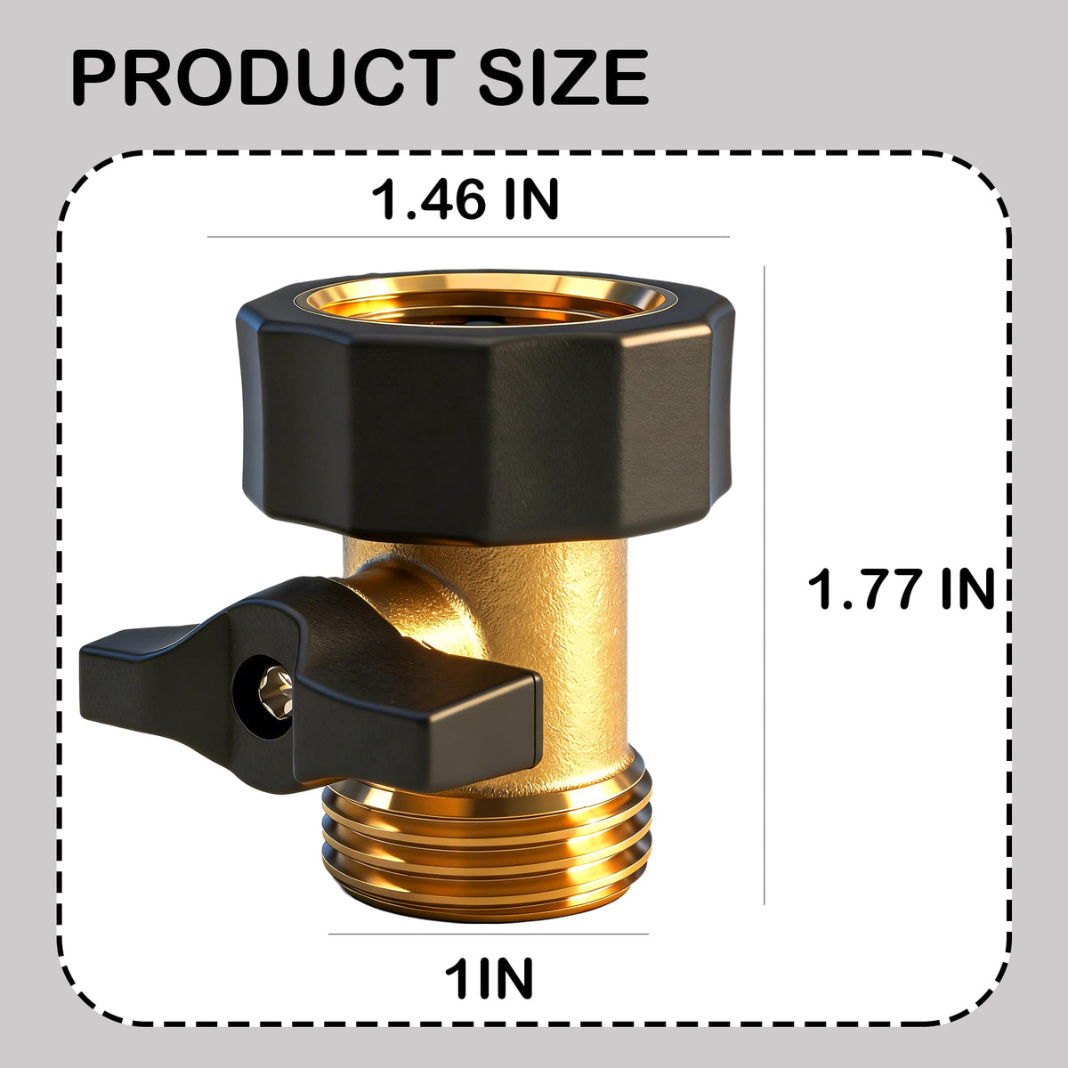 Xiny Tool brass valve 2-pack offers durable, rust-resistant performance outdoors
