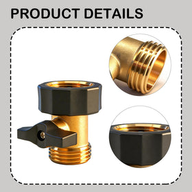 Xiny Tool brass valve includes extra washers for a tight seal