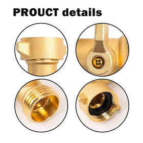 Includes four extra washers for a tight, leak-free seal