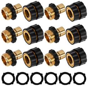 Xiny Tool quick-connect set shown for easy garden hose setup.
