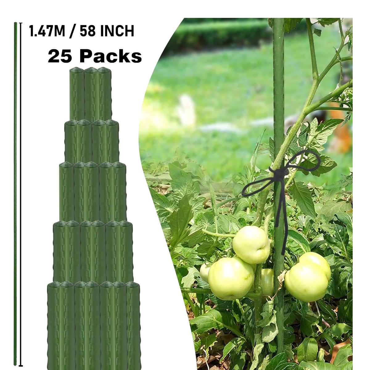 Xiny Tool steel-core stake with plastic coating for rust prevention