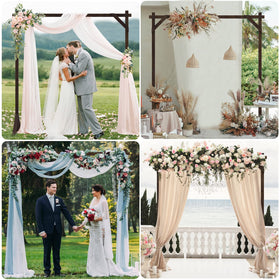 Xiomot easy assembly wedding arch simplifies setup with included tools.