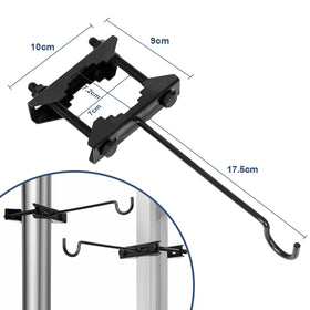 Xisakaca outdoor hanger kit fits various poles for easy setup.