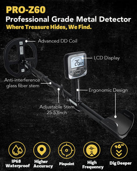 xiutantxmd PRO-Z60 19-23 kHz tuning highlights tiny target detection