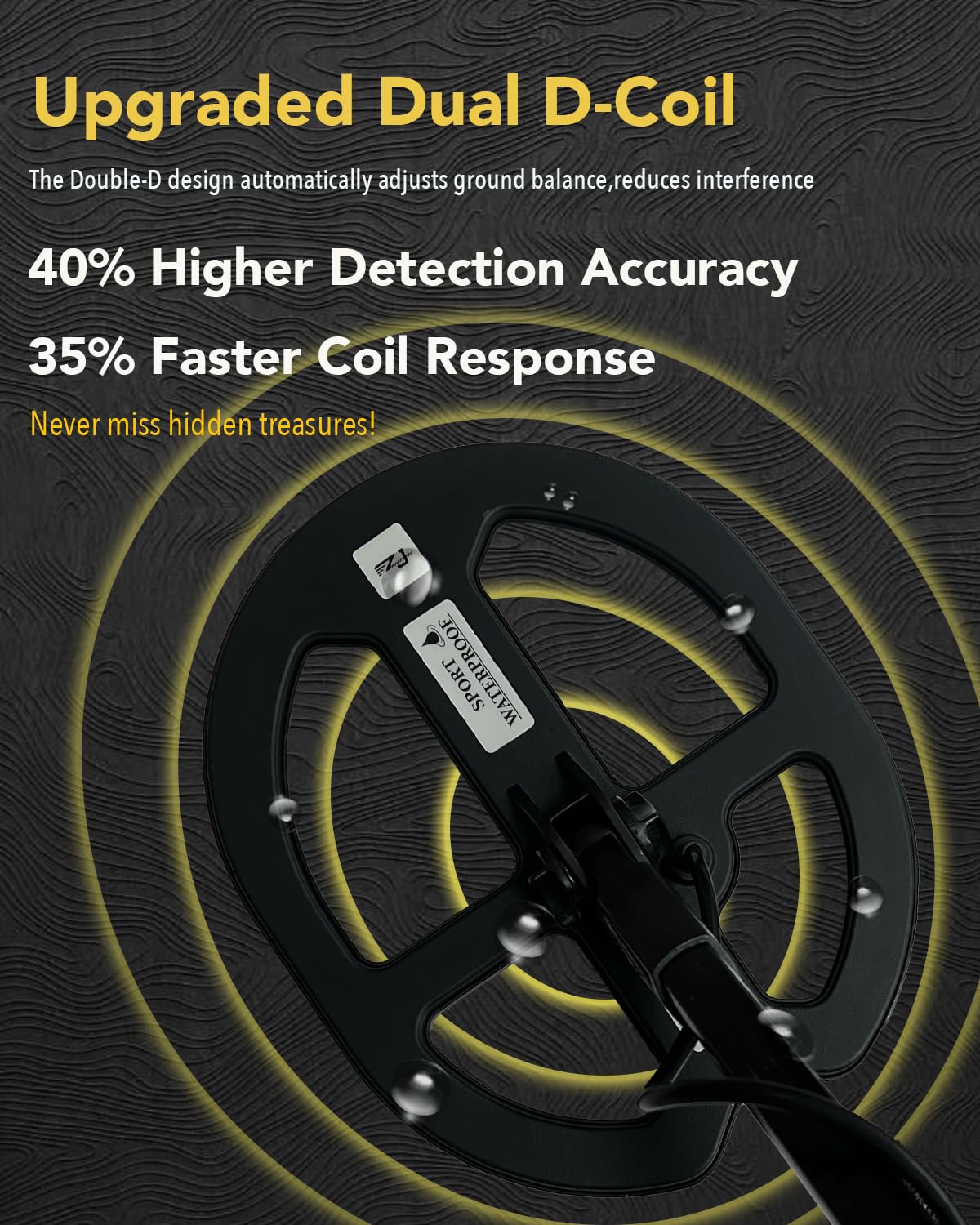 xiutantxmd PRO-Z60 double-D waterproof coil for versatile terrain