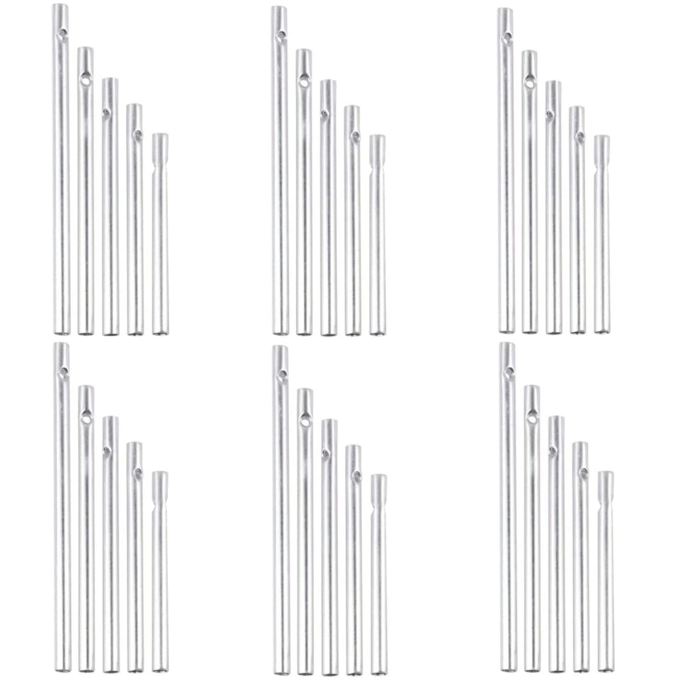 XIXILINRUIYUN wind chime tubes kit shown for DIY home decor and outdoor ambiance.