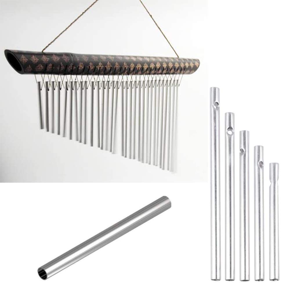 Pre-drilled holes on tubes for easy outdoor hanging.