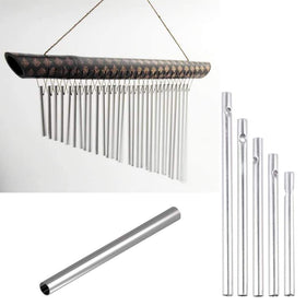 Pre-drilled holes on tubes for easy outdoor hanging.