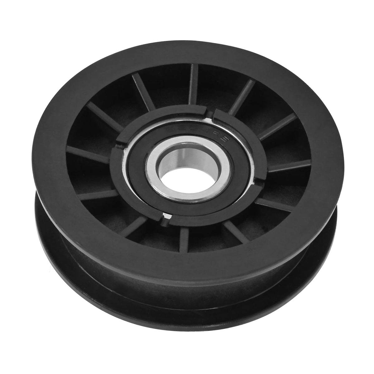 XJJ flat idler pulley nylon material reduces belt wear.
