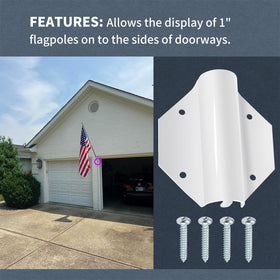 XJJ outdoor bracket mounted on wall for secure display