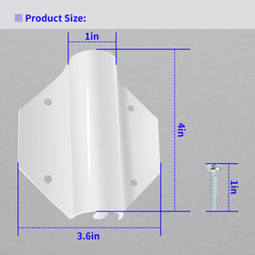 XJJ simple-install bracket with included screws for easy mounting
