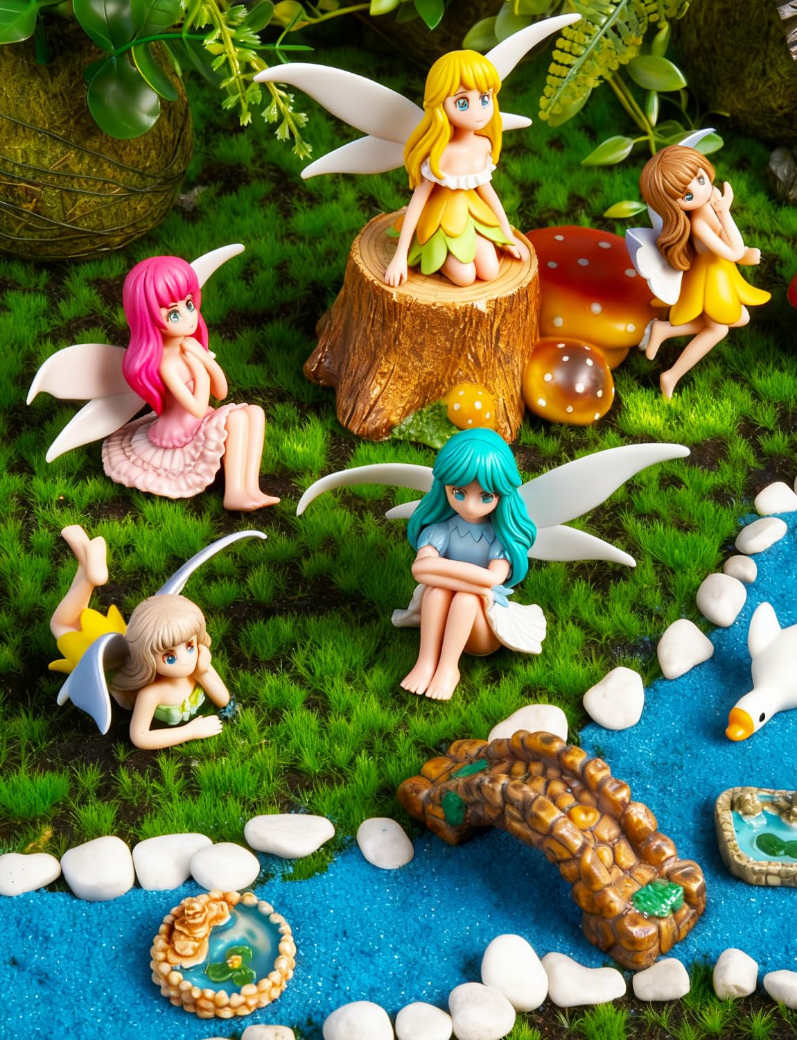 XJWWHZ fairy cake decorations add magical accents to desserts.