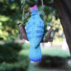XKFLAUHM durable resin bird decor resists fading