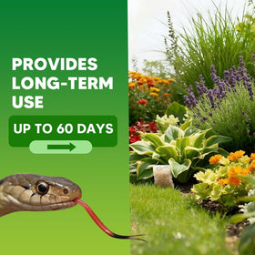 XLCKODY Garden use depicts long-term outdoor deterrence across beds and paths.