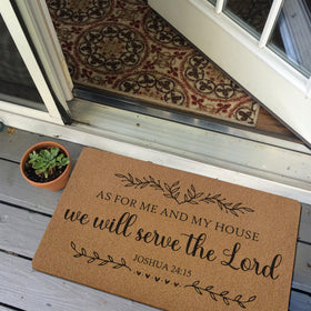 XLDLIOO 17x30 inch mat fits exterior doors and catches dirt.