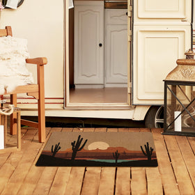 XLDLIOO 30x17in entrance rug fits most doors while trapping dirt