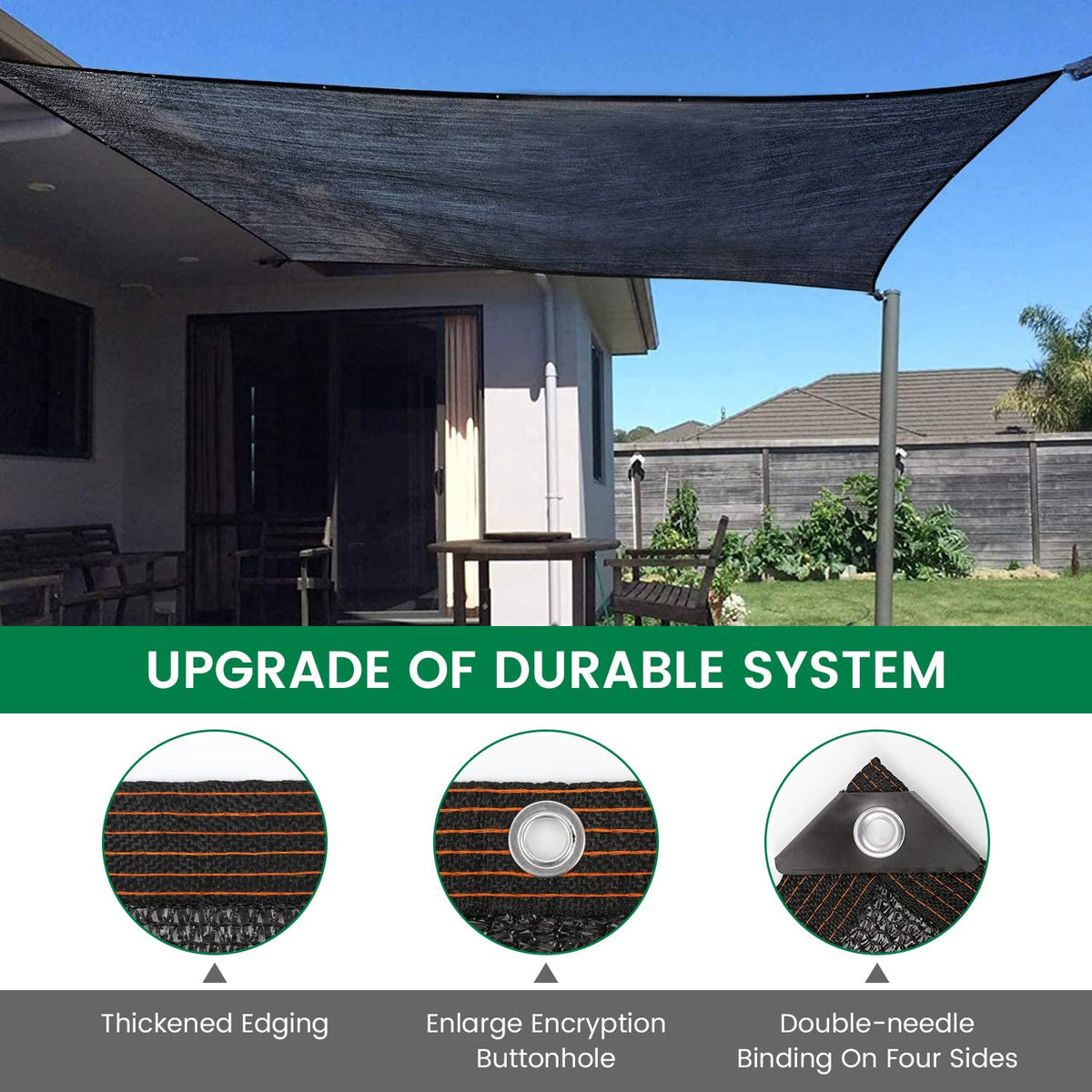 Xlimin breathable sunshade weave promotes airflow and cooling.