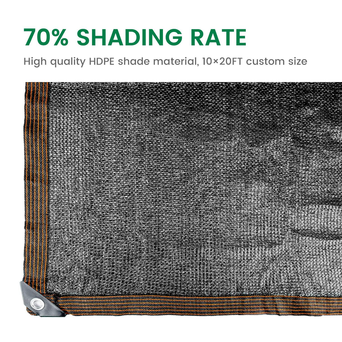 Xlimin outdoor shade netting suitable for simple outdoor setup.