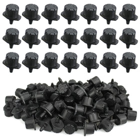 Xloey 100pcs drip emitter package for lawn and garden irrigation.