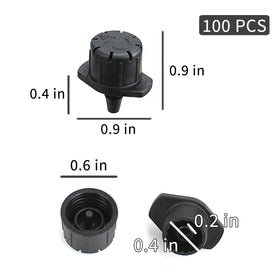 Xloey 8-hole emitter demonstrates adjustable flow for precise watering.