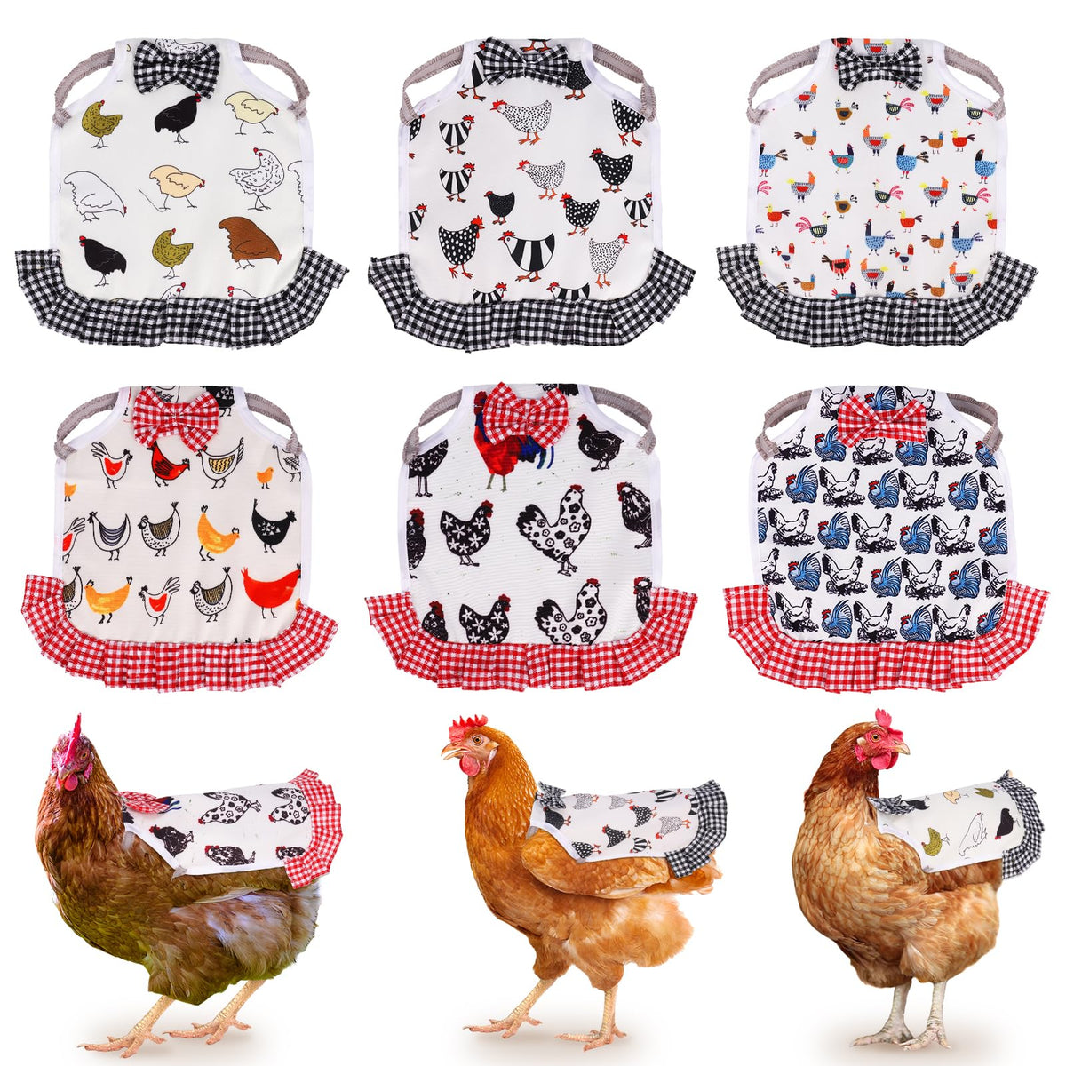 XLSXEXCL chicken saddle back protector for hens supports feather growth.