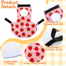 XLSXEXCL breathable-canvas saddle keeps hen comfortable and easy to wash