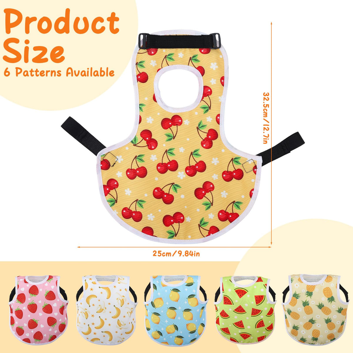 XLSXEXCL saddle side-feather-protector protects plumage from pecking