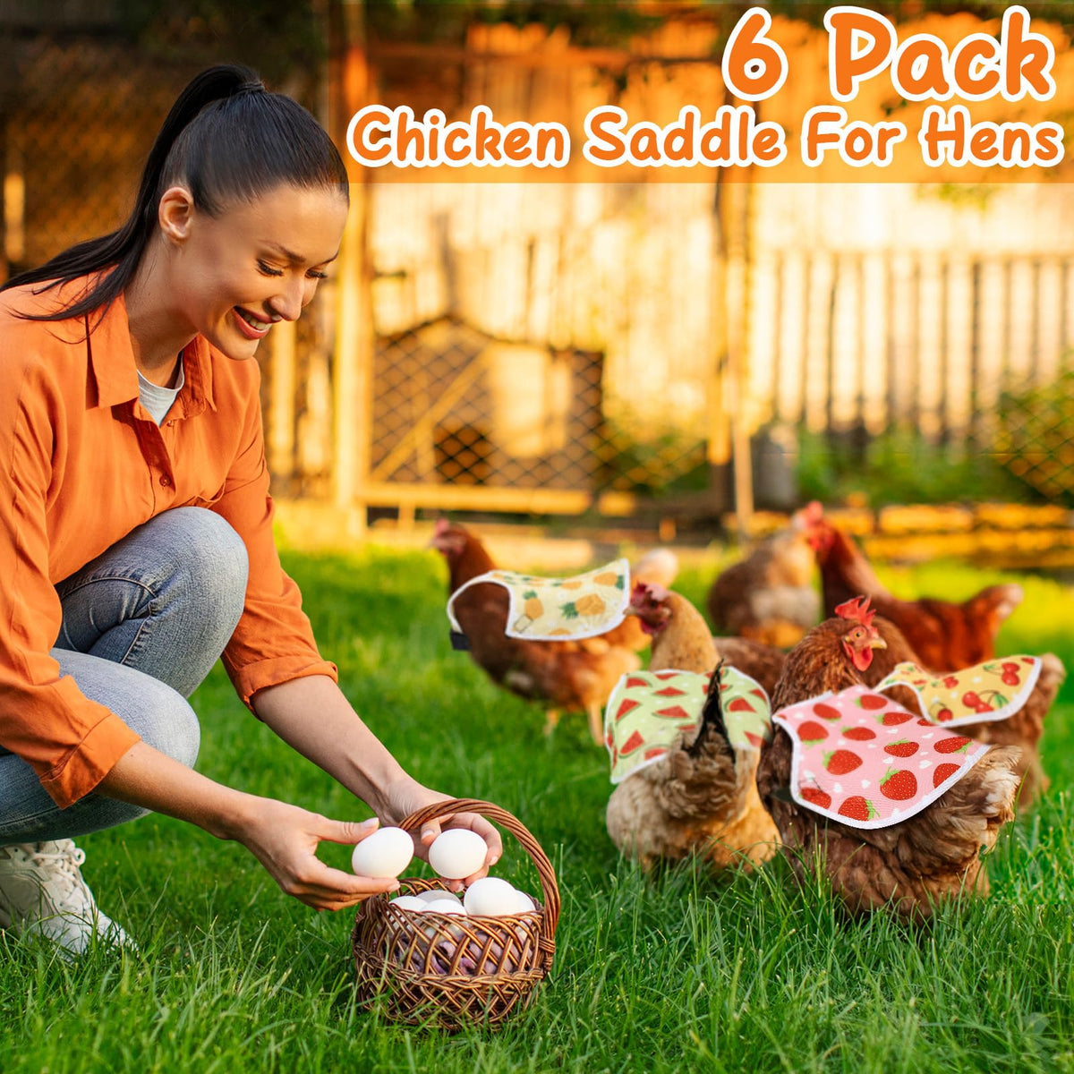 XLSXEXCL colorful saddle patterns add charm while safeguarding plumage