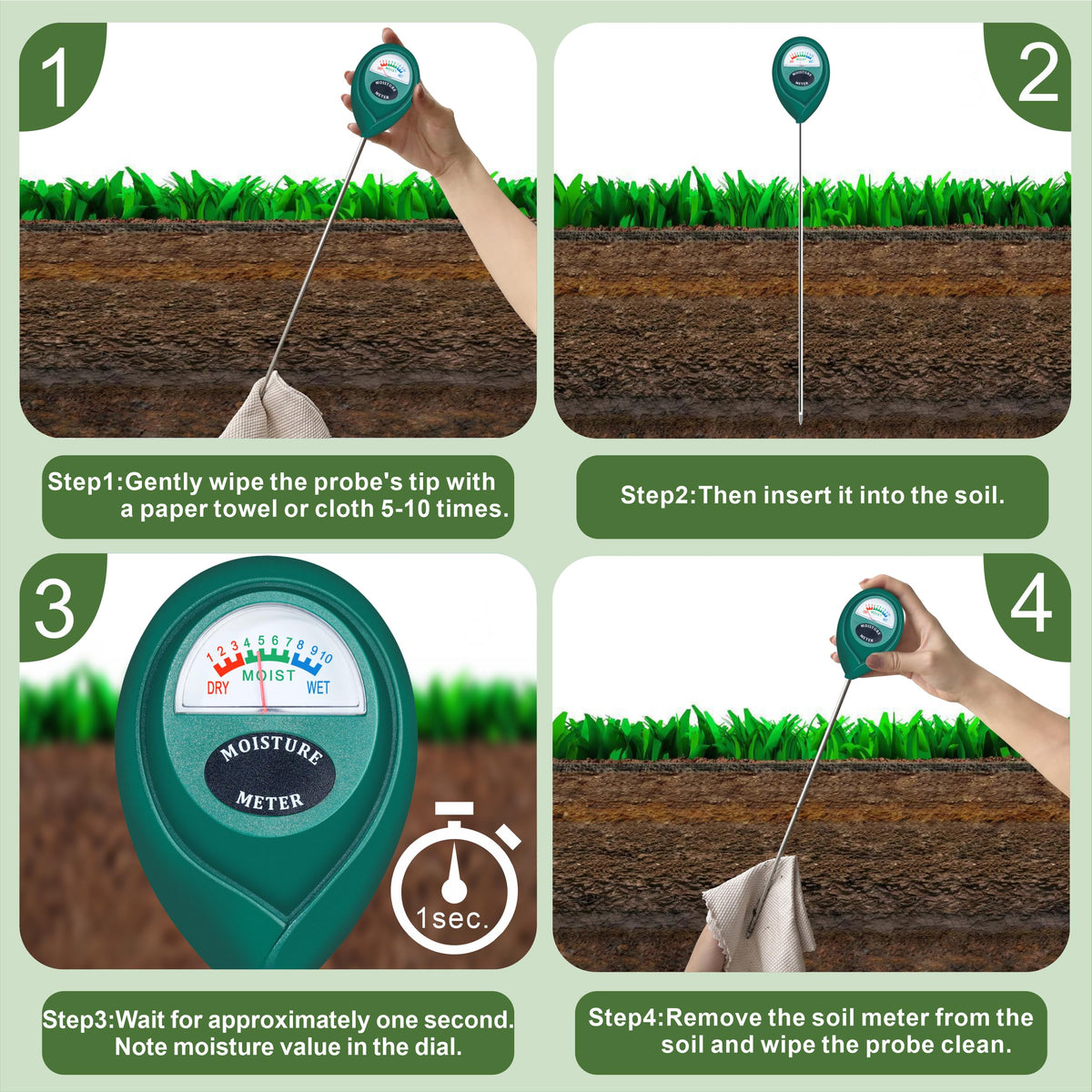 XLUX single probe minimizes root disturbance during testing