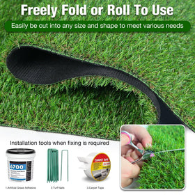 XLX TURF easy-clean maintenance showing rinse or machine-wash capability
