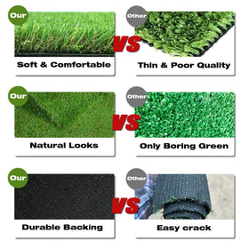 XLX TURF cut-to-fit grass runner for versatile decor on deck, porch, or indoors.
