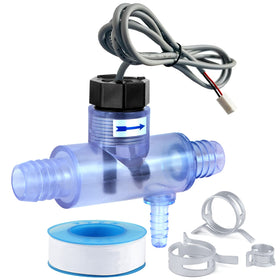 XMK flow switch clear tee housing lets you inspect flow at a glance