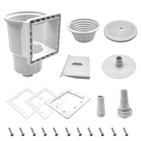 Xmnbl above-ground skimmer body for easy installation and efficient skimming.