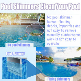 Xmnbl skimmer faceplate ensures snug fit and easy maintenance.