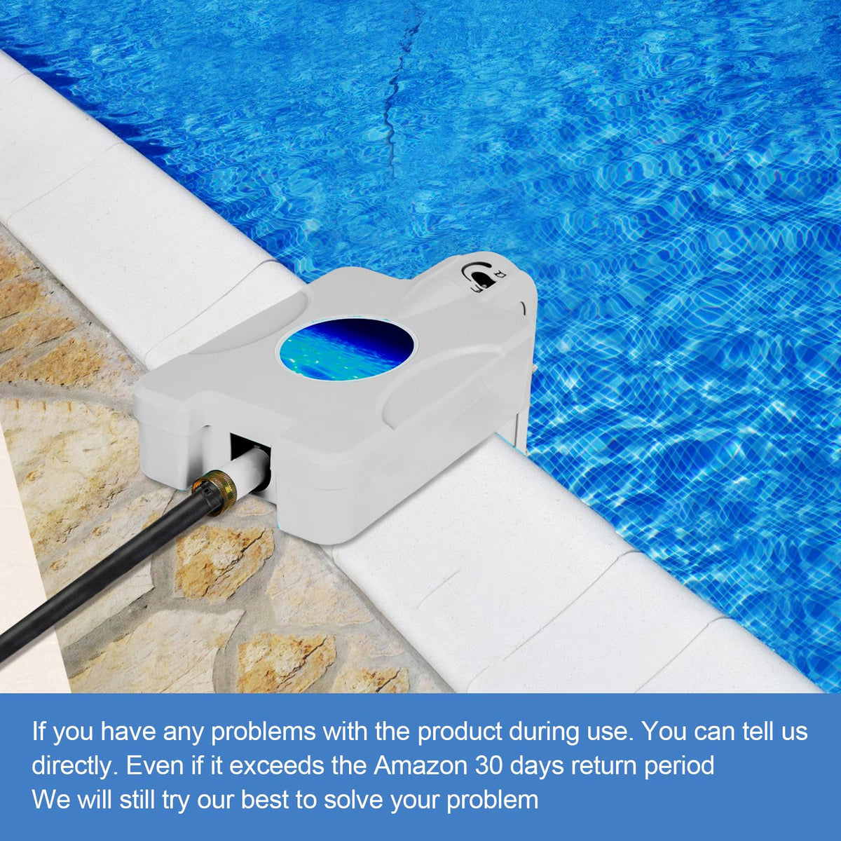 Xmnbl installed auto-fill in pool or spa during hot days