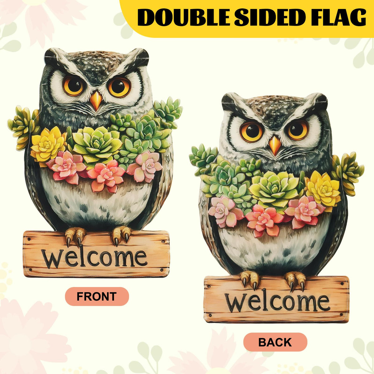 Xmoyaas Spring-Summer motif flag perfect for seasonal decorating and gifting.