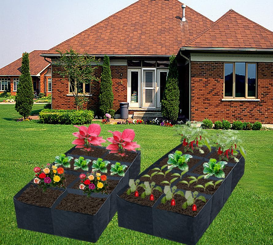 XMxoTxo washable, foldable garden bed for seasonal reuse.