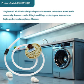 XMXZYX pressure switch installed in LG washer demonstrates accurate tub sensing.