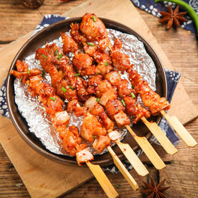 XMZY flat paddle design keeps skewers stable on the grill