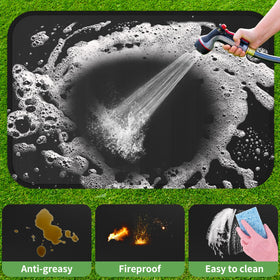 XOHUYD included BBQ gloves protect hands while handling hot grills safely.