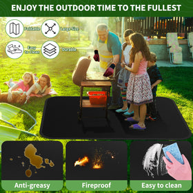 XOHUYD foldable mat stores compactly when not in use.
