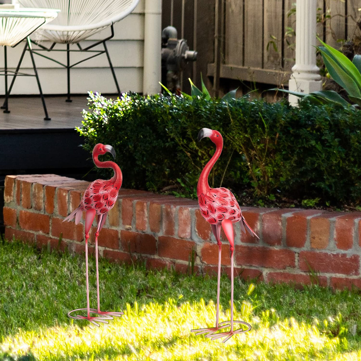 XONOR flamingo statue weather-resistant enamel for outdoor life