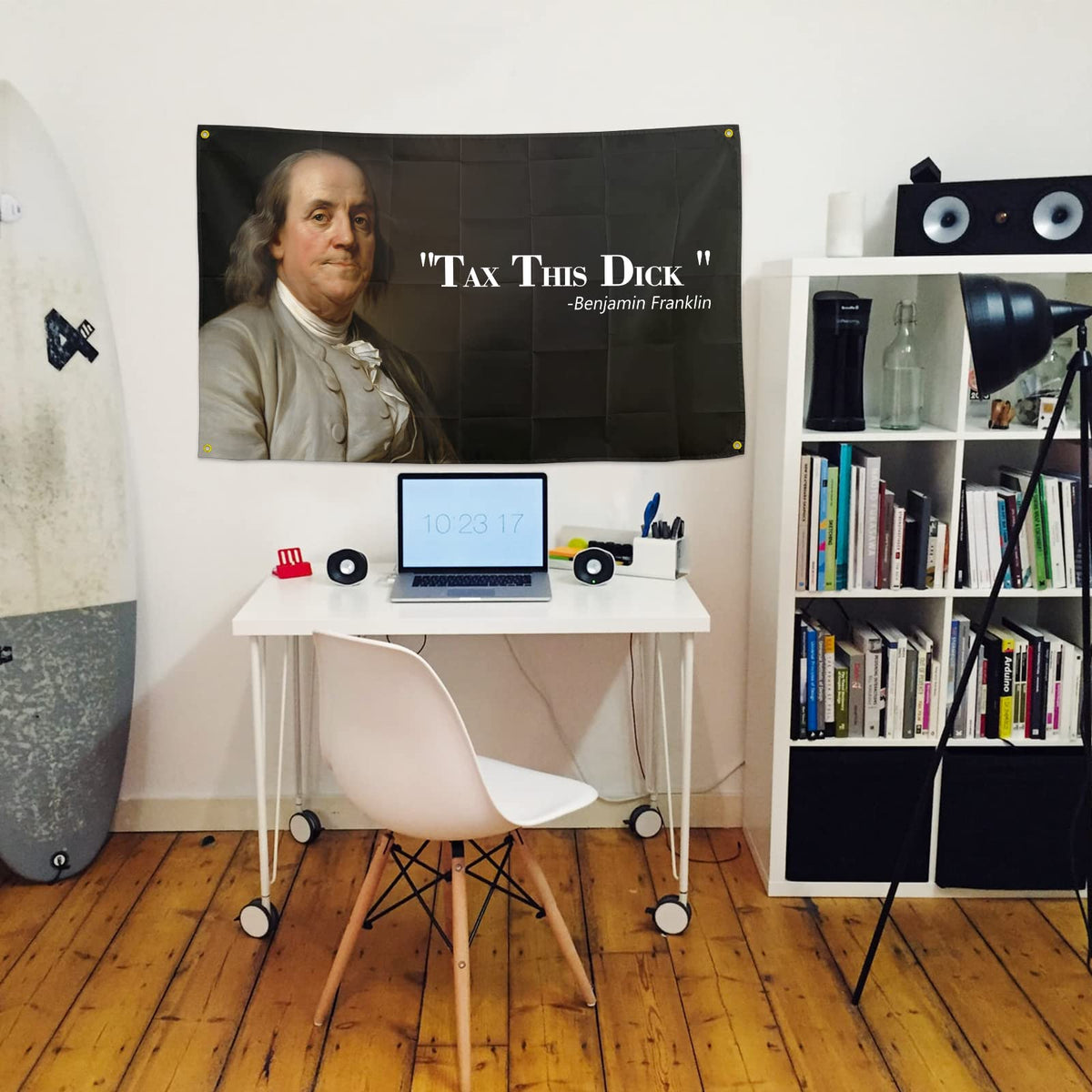 XOVVER durable polyester flag designed for long-lasting indoor or outdoor use.