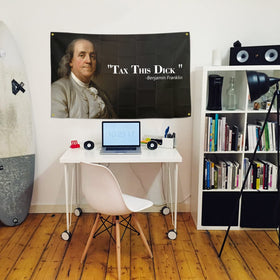 XOVVER durable polyester flag designed for long-lasting indoor or outdoor use.