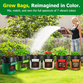 Xpatee grow bags enable easy, no-dig harvest from the harvest window