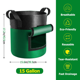 Xpatee potato grow bags reinforced handles for portable relocation